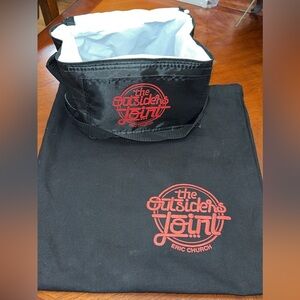 NEW ERIC CHURCH THE OUTSIDERS JOINT Black/Red Lunch Box Cooler and Tote 2PC SET